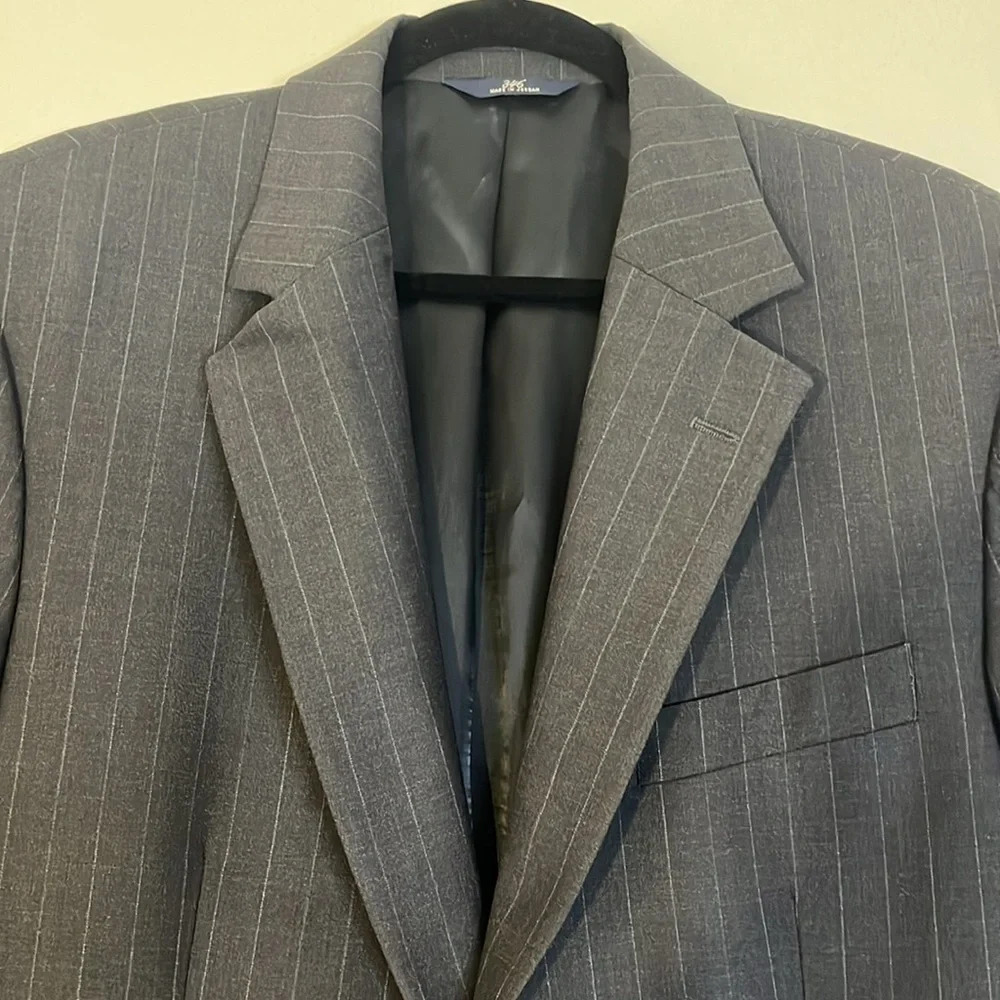 Brooks Brothers | 346 Stretch pinstripe suit jacket/blazer Men’s size 41L 41 L - Picture 3 of 10